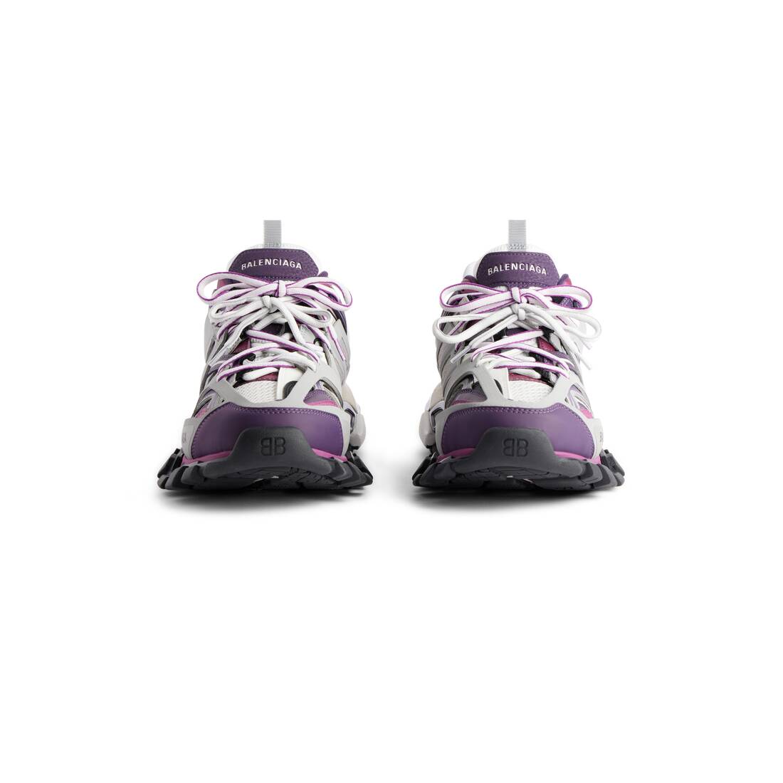 Women’s Track Sneaker in Grey/purple - Image 3